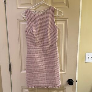 Loft Shift Dress - Black, White and Pink NWT!